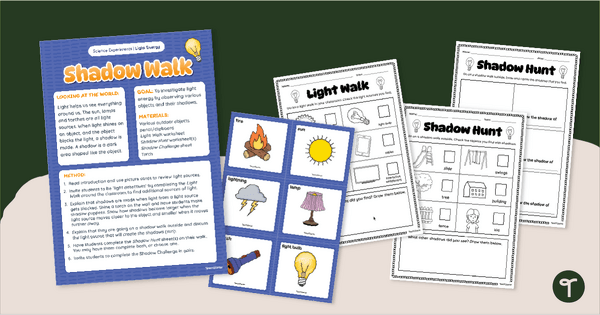 Go to Shadow Walk Activity Pack (F-1) teaching resource