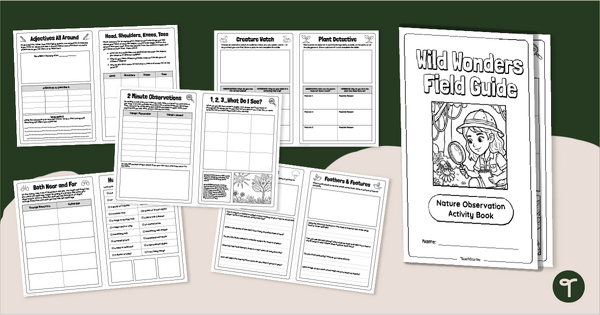 Go to Wild Wonders! Nature Observation Activity Book teaching resource