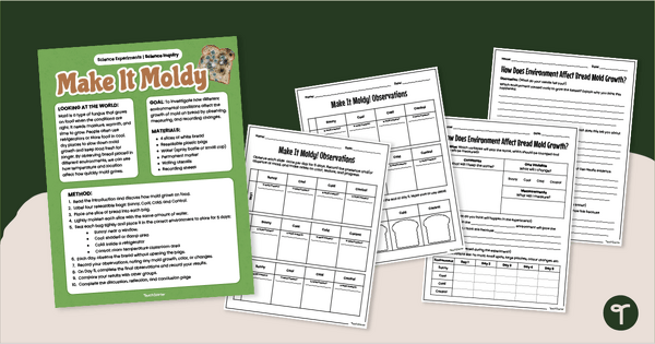 Go to Bread Mold Experiment teaching resource