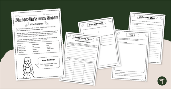 Go to Fairy Tale STEM – Cinderella's New Shoes Design Challenge teaching resource