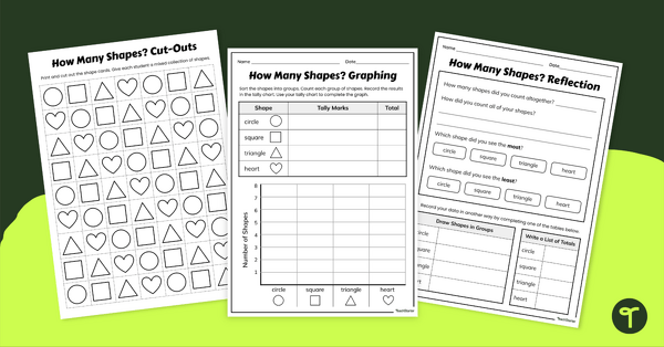 Go to How Many Shapes? Graphing Activity teaching resource