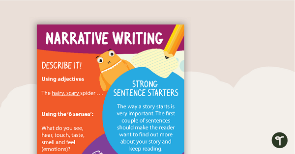 Narrative Writing Poster teaching resource