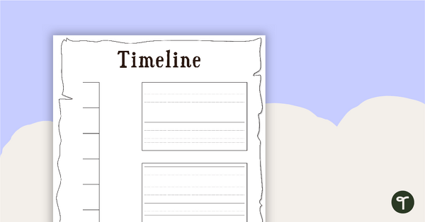 Go to History Timeline Template teaching resource