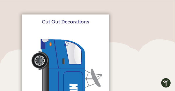 Go to Journalism and News - Cut Out Decorations teaching resource