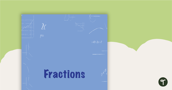 Go to Goal Labels - Fractions (Upper Elementary) teaching resource