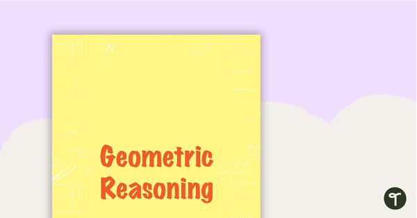 Goal Labels - Geometric Reasoning (Middle Elementary) teaching resource