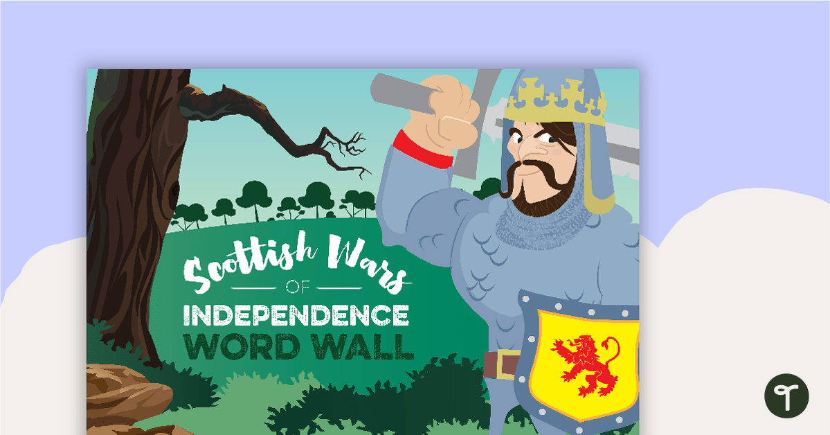 Scottish Wars of Independence Word Wall Vocabulary teaching resource