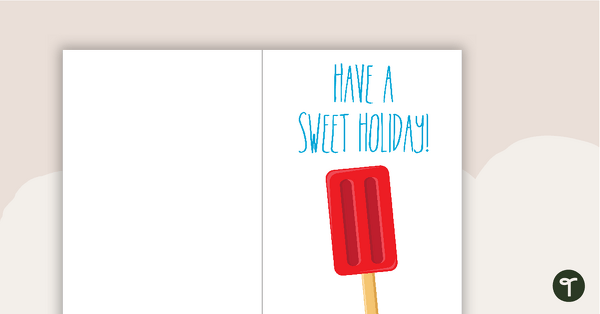 Holiday Greeting Cards - Colour teaching resource