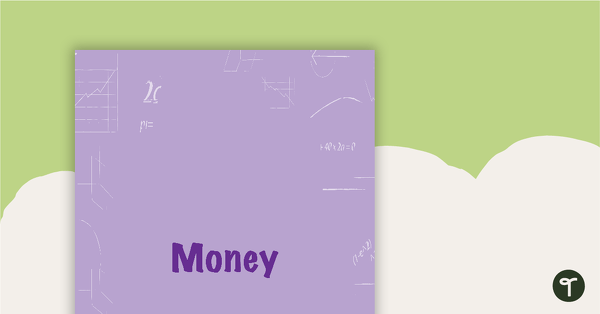 Preview image for Goal Labels - Money (Middle Elementary) - teaching resource