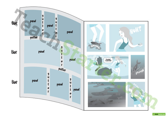 Comic Book Writing Resource Pack teaching resource