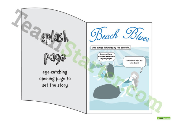 Comic Book Writing Resource Pack teaching resource