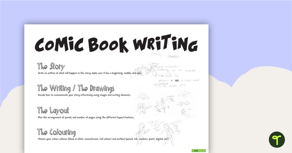 Go to Comic Book Writing Resource Pack teaching resource