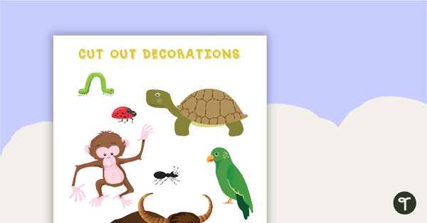 Go to Animals - Cut Out Decorations teaching resource