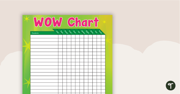 WOW Chart teaching resource