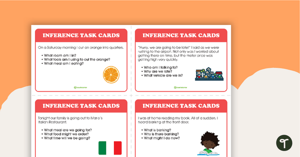 Go to Inferring Written Scenario Task Cards teaching resource