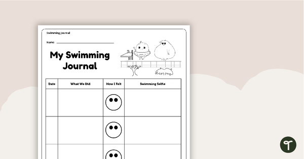 Preview image for My Swimming Journal - teaching resource