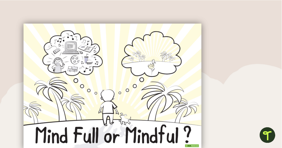 Mindfulness Poster teaching resource