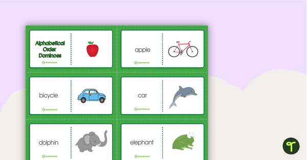 Go to Alphabetical Order Dominoes teaching resource