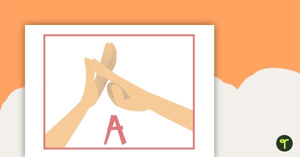 Preview image for Letter and Number Sets - Auslan - teaching resource