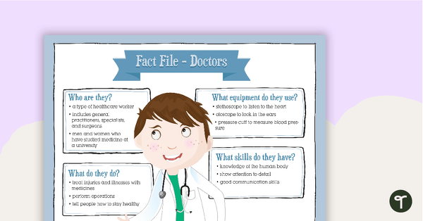 Preview image for Informative Text Writing Task - Doctors - teaching resource