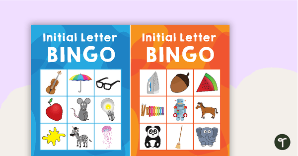 Go to Initial Letter Bingo teaching resource