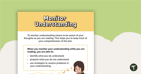 Go to Monitor Understanding Poster teaching resource