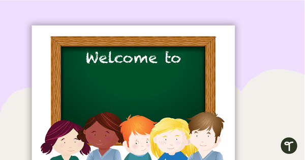 Go to Kids Class Welcome Sign teaching resource