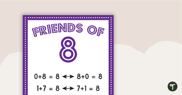 Friends of... 1 to 10 Addition Poster teaching resource