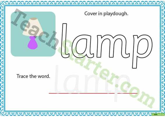 CVCC and CCVC Words – Playdough Mats teaching resource