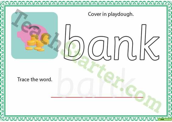 CVCC and CCVC Words – Playdough Mats teaching resource