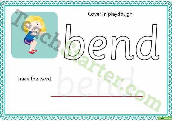 CVCC and CCVC Words – Playdough Mats teaching resource