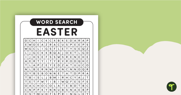 Image of Easter Word Search Activity