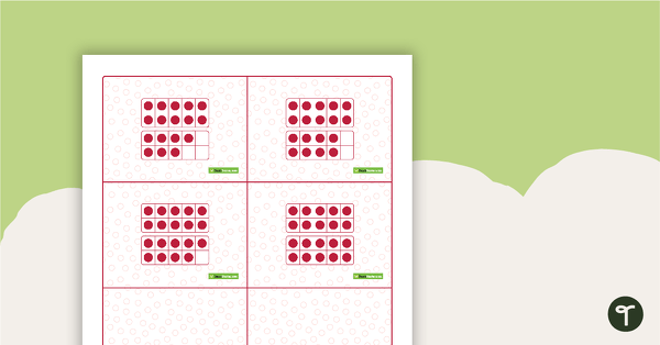 1 to 20 Number Match-Up Cards (Base-10 Blocks, Quantities, Digits, Tallies, Tens Frames, and Words) teaching resource