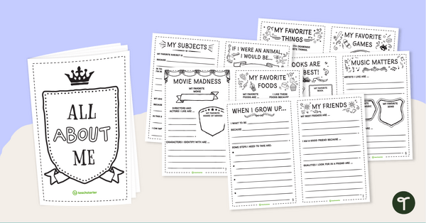 Go to All About Me Journal – Upper Grades teaching resource