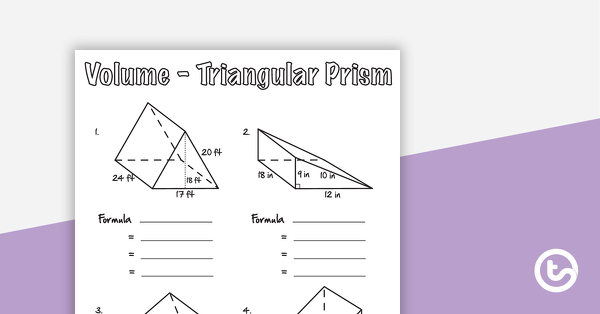 volume worksheets teach starter