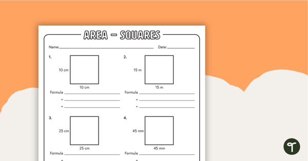Image of Area Worksheets