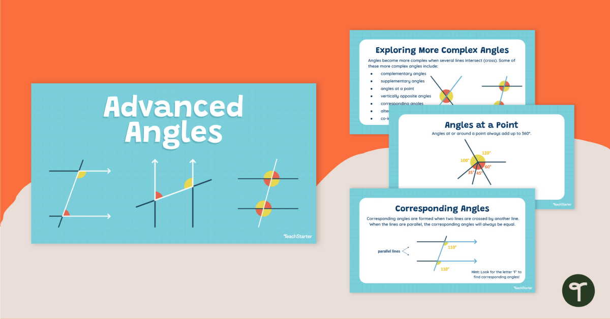 Advanced Angles Teaching Slides teaching resource