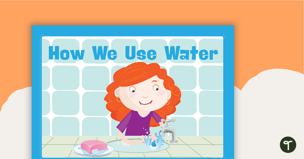 Image of How We Use Water Word Wall Vocabulary