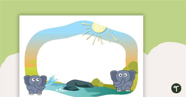 Go to Elephants - Class Welcome Sign teaching resource