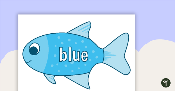 Colour Fish Posters teaching resource
