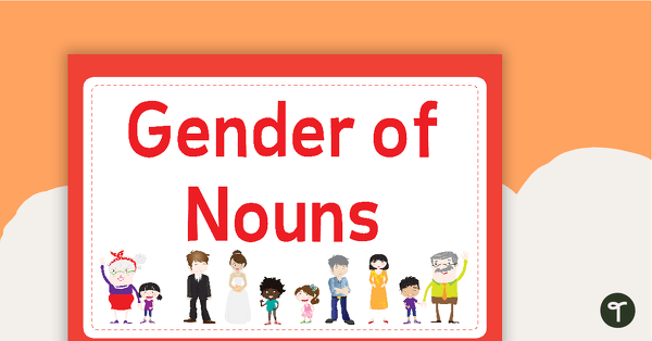 Preview image for Gender Nouns Posters - teaching resource