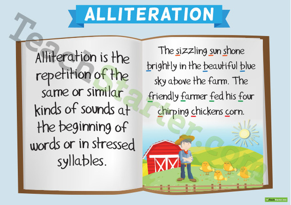 Alliteration Poster teaching-resource