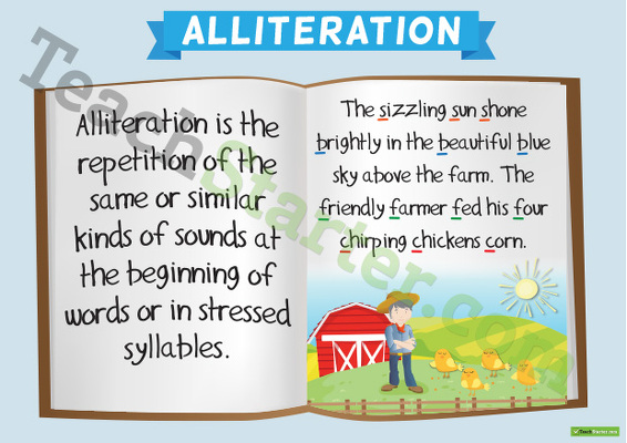 Alliteration Poster teaching resource