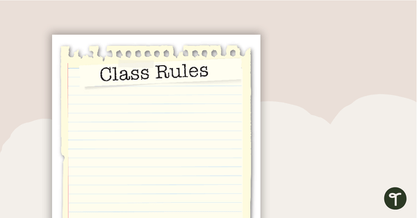Learning Detectives - Class Rules teaching resource