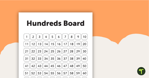 Preview image for Hundreds Board - teaching resource