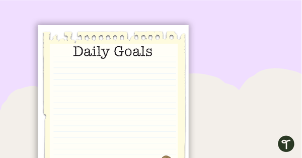 Learning Detectives - Daily Goals teaching resource