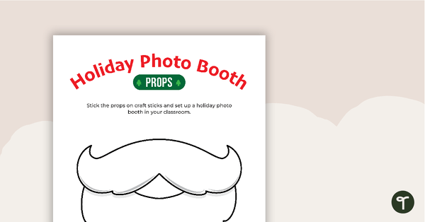 Preview image for Holiday Photo Booth Props - teaching resource