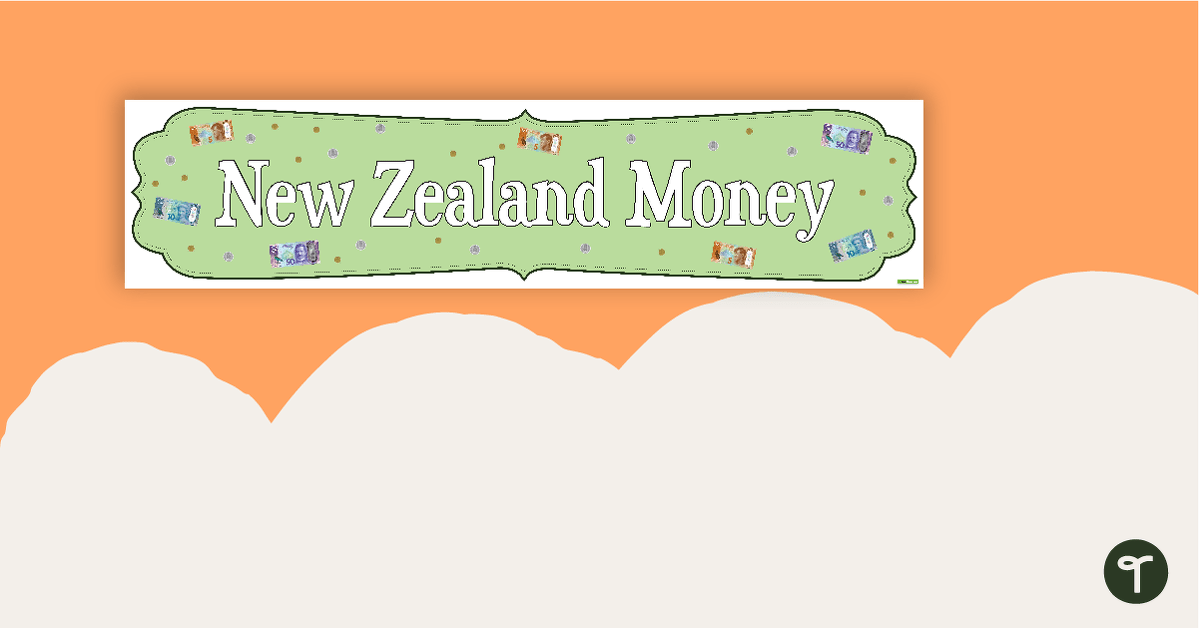 New Zealand Money Display Banner teaching resource