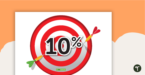 Preview image for Bullseye Target Percentages - teaching resource