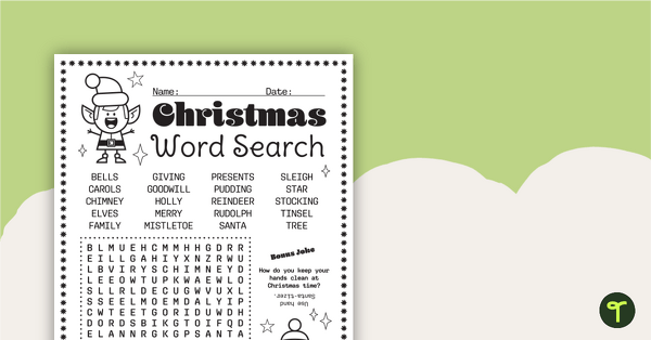 Christmas Word Search undefined